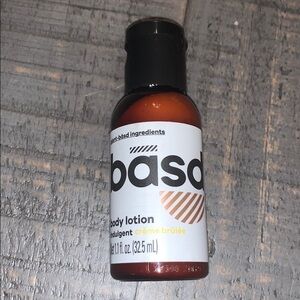 5/$25 basd body lotion-Indulgent creme brûlée- NEW